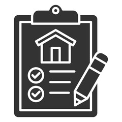 Inventory Glyph Icon Element For Design