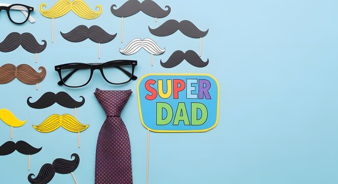 Super dad props for father's day fun!