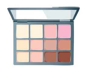Elegant Nude and Pink Eyeshadow Palette