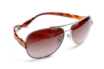 Stylish eyewear isolated on a white background