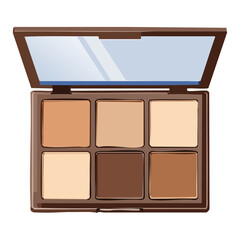 Professional Face Contour Palette with Brown Shades