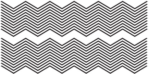 Seamless Geometric Zigzag Lines Pattern. Vector Art. Eps10