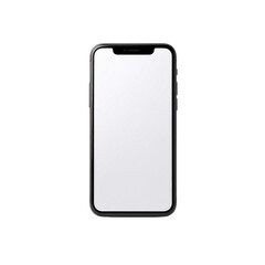  back view of mobile or smartphone new model photo isolated on white background 