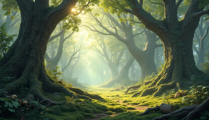 "Peaceful island beach with turquoise water, palm trees, and white sand under a clear sky"