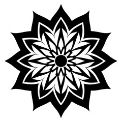 Obraz premium Twin Minimalist Gold Mandalas on Dark Luxury Background for Invitations