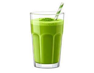 Refreshing Green Smoothie Illustration