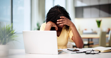 African Woman Accountant In A Room Managing Finance
