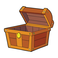 An old wooden box, weathered and open, reveals its vintage charm with rustic textures and worn edges, evoking memories of forgotten treasures inside.
