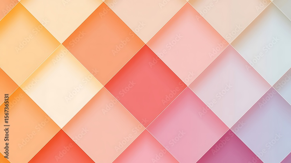 Poster geometric gradient pattern with soft color transitions abstract background