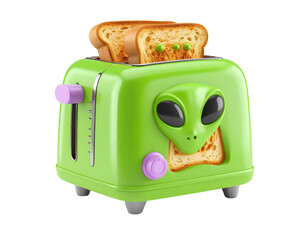 Alien Toaster 3D Render