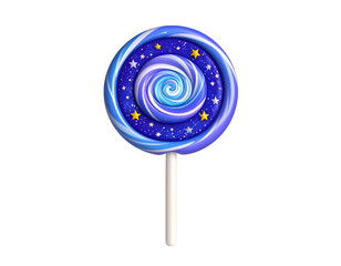 Night Sky Lollipop 3D Render