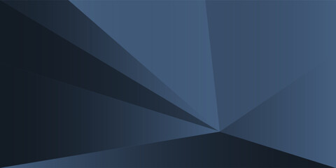 Modern black blue abstract background. Minimal. Color gradient. Dark. Web banner. Geometric shape. 3d effect.