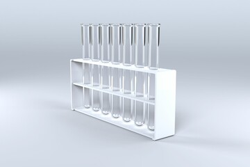 Test tube with chemical solution