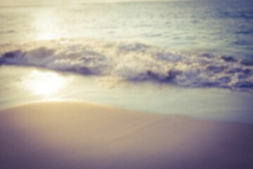 View of wave at shore during day © vectorfusionart