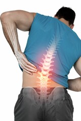 Man experiencing back pain
