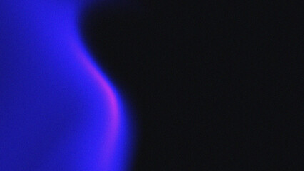 Abstract composition with a vibrant blue gradient against a dark background.