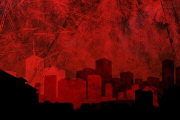 Obraz premium Artistic cityscape design