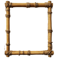  Bamboo Frame  isolated on a transparent background
