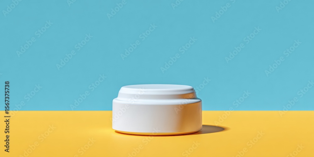 Fototapete modern safety alert siren beacon on tabletop with glow signal for immediate threat detection and pre