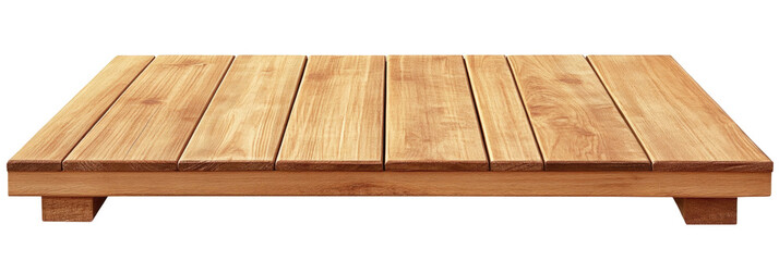 Wood Balcony Table  isolated on a transparent background