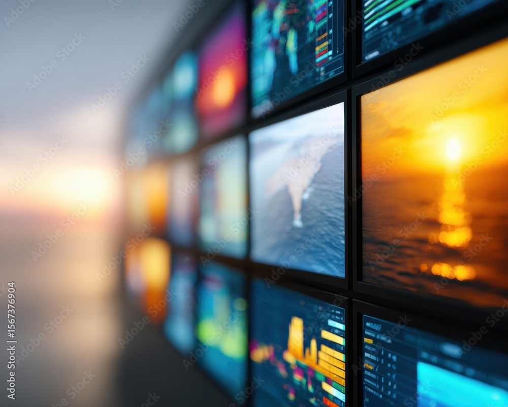 Poster Professional Advanced Cybersecurity Operation Center with Real-Time Intrusion Alerts and Automated Defense for Modern Business Marketing Campaigns