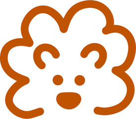 Simple Line Animal_Lion