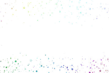 背景素材_ホログラム_星