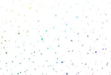 背景素材_ホログラム_星