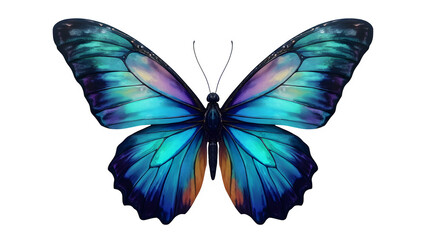Obraz premium Big butterfly graphic. An easy illustration of a big butterfly vector icon suitable for the web