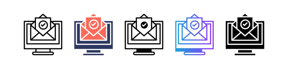 Verified Mail multiple icon