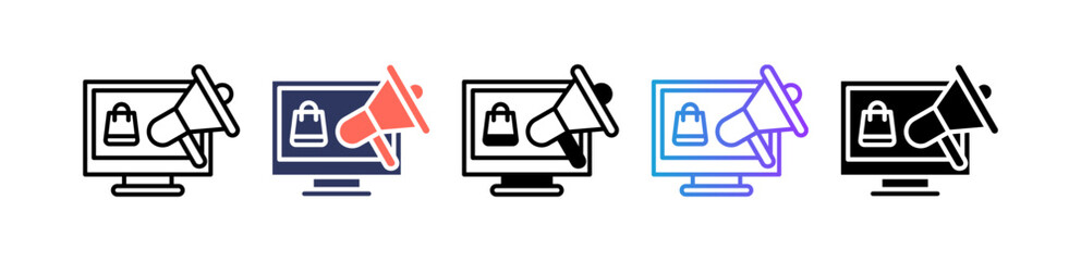 Sale Marketing multiple icon