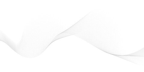 Abstract wave element for design. Digital frequency track equalizer. Stylized line art background. Vector