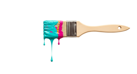 paint brush isolated on white background png