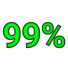 99% percent discount	