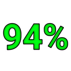 94% percent discount	