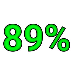 89% percent discount	