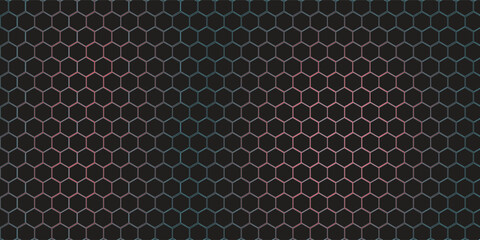 hexagon background with real texture. 3d illustration.