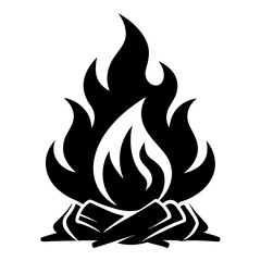 fire icon vector illustration