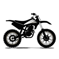 Obraz premium motorcycle on white background