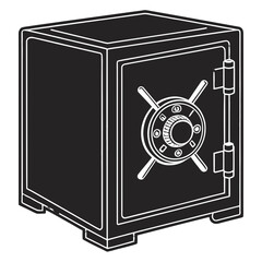 bank safe with combination lock