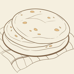 illustration of a bread