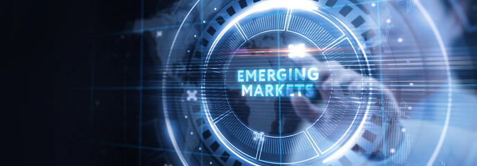 Business, Technology, Internet and network concept. Digital Marketing content planning advertising strategy concept. Emerging markets.