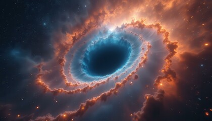 Mysterious nebula in outer space, awe-inspiring cosmic view