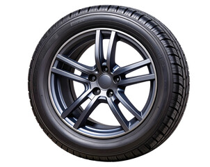 Obraz premium Car Tire – Realistic PNG Clipart on Transparent Background PNG
