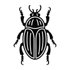 Beetle Tribe Crest Emblem Vector Design