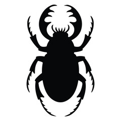Beetle Tribe Crest Emblem Vector Design