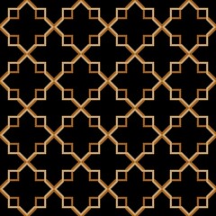 seamless abstract pattern with geometric shapes  modern print