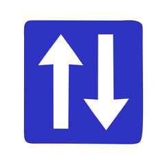 Two-Way Traffic – Road is used by traffic in both directions.
