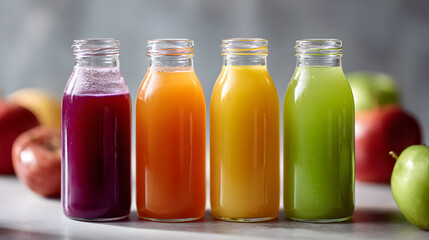 Refreshing Fruit Juice Bottles