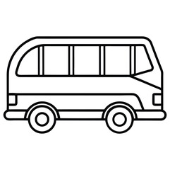 Airport shuttle icon. Monochrome simple sign from airport elements collection. Airport shuttle icon for logo, templates, web design and infographics